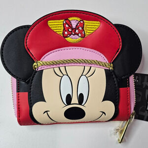 Loungefly Disney Limited Edition (800) Minnie Mouse Pilot Cosplay  Wallet NWT